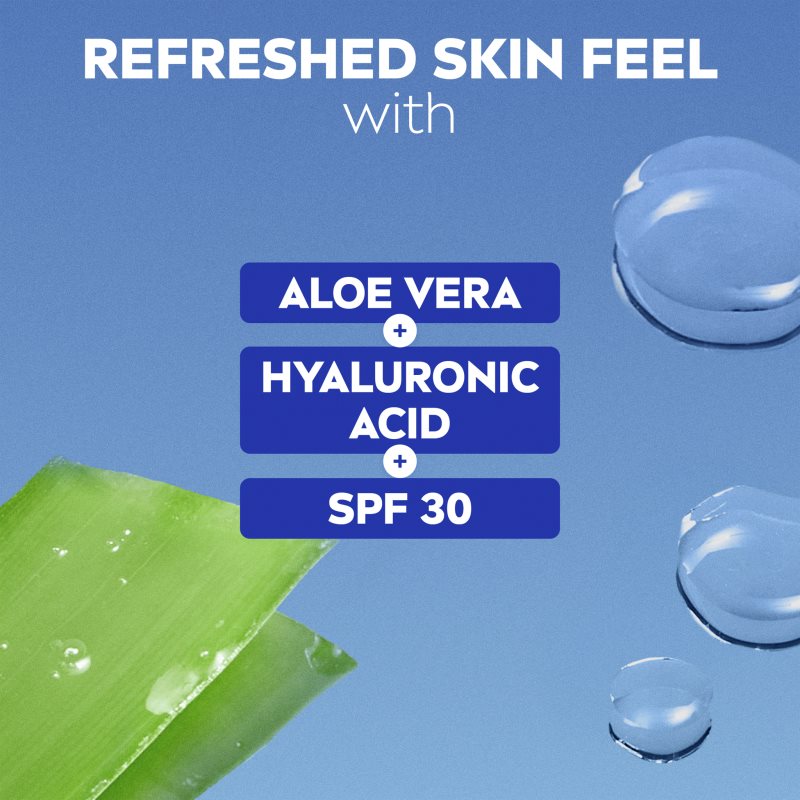NIVEA Refreshing ľahký hydratačný krém SPF 30 50 ml