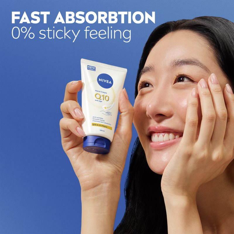 NIVEA Q10 Anti-Age Care krém na ruky obnovujúci pružnosť pokožky 100 ml