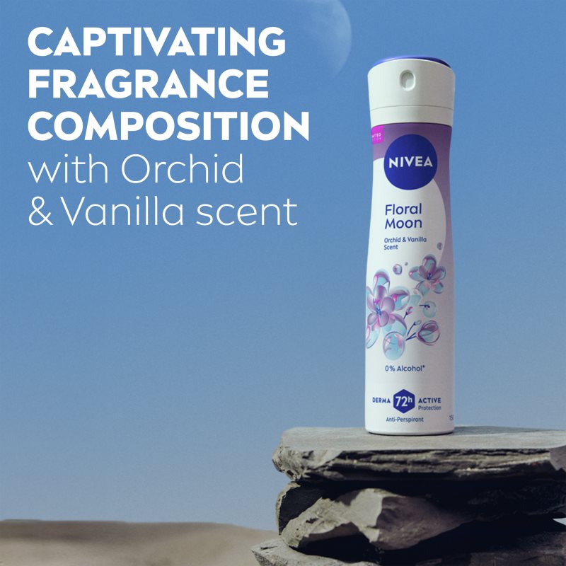 NIVEA Floral Moon antiperspirant ve spreji 150 ml (obrázek 3)