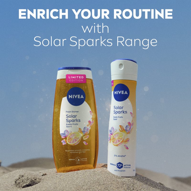 NIVEA Solar Sparks antiperspirant ve spreji 150 ml (obrázek 6)