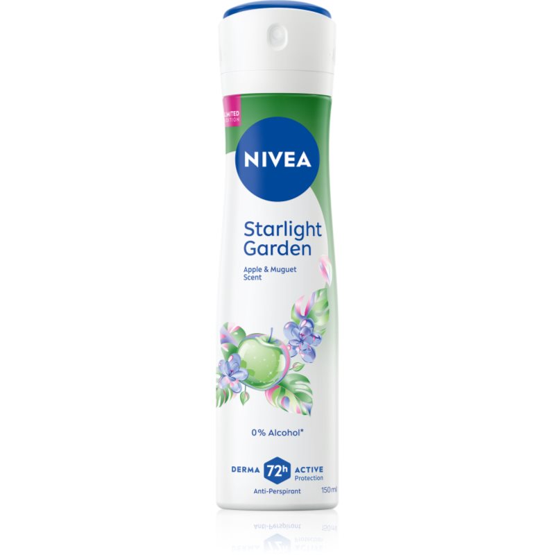 NIVEA Starlight Garden antiperspirant ve spreji limitovaná edice 150 ml