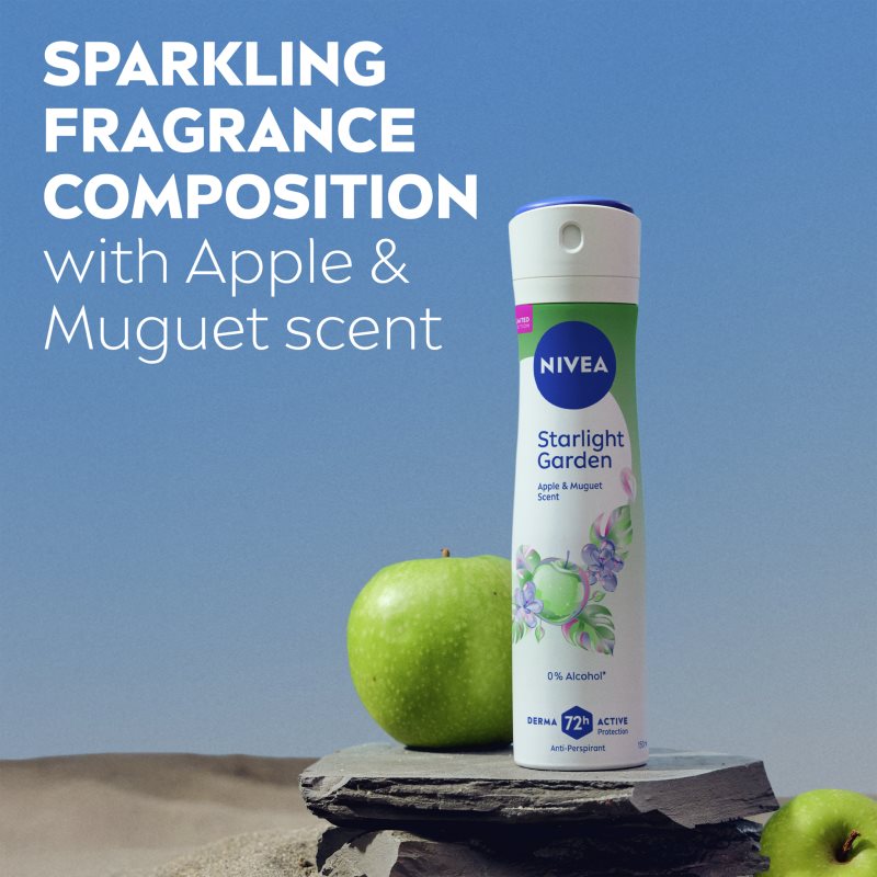 NIVEA Starlight Garden antiperspirant ve spreji limitovaná edice 150 ml (obrázek 3)