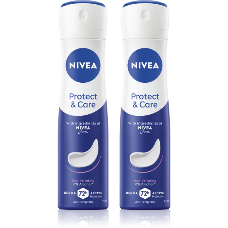 NIVEA Protect & Care antiperspirant v spreji výhodné balenie