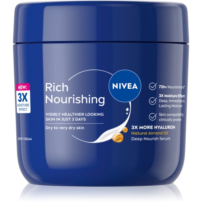 NIVEA Rich Nourishing Närande kroppskräm 400 ml