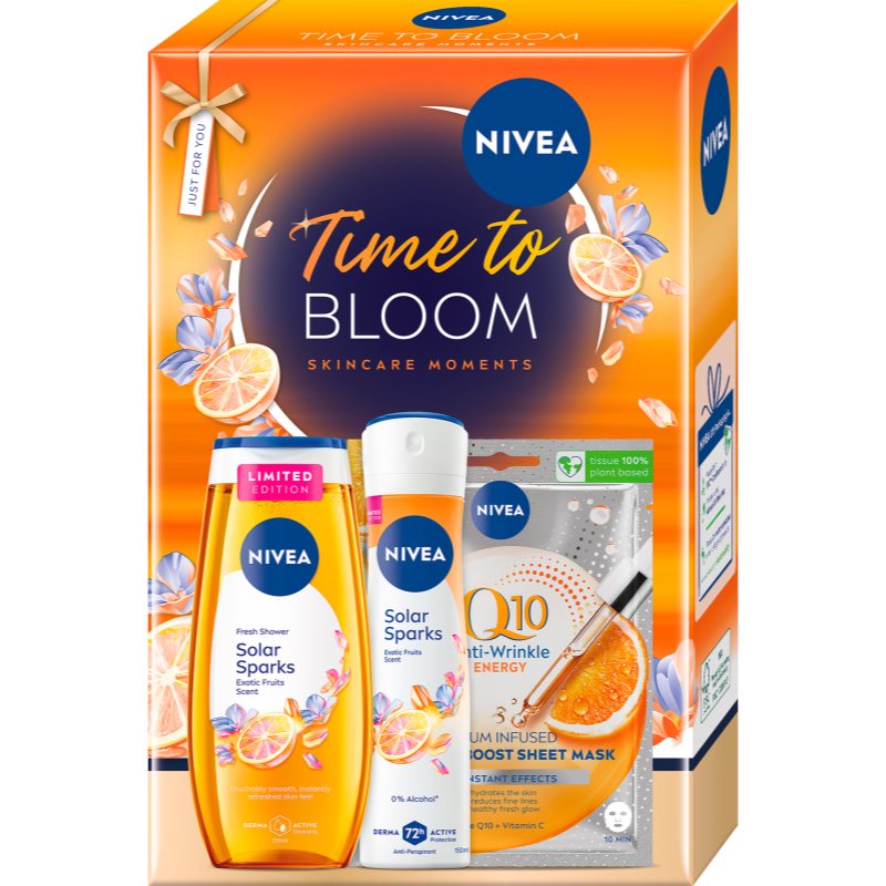 NIVEA Time to Bloom подаръчен комплект за тяло и лице