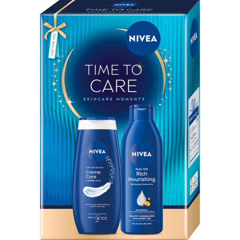 NIVEA Time to Care подаръчен комплект за подхранване и хидратация
