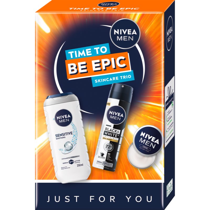 NIVEA MEN Time to Be Epic подаръчен комплект за тяло