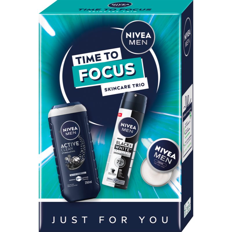 NIVEA MEN Time to Focus подаръчен комплект за мъже