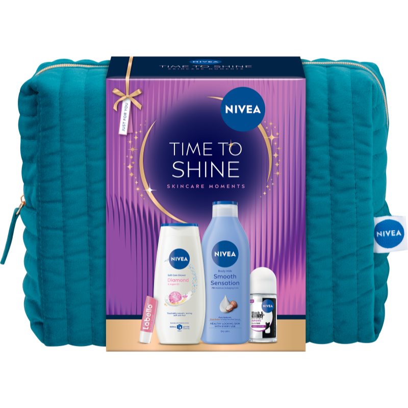 NIVEA Time to Shine Geschenkset zum nähren und Feuchtigkeit spenden