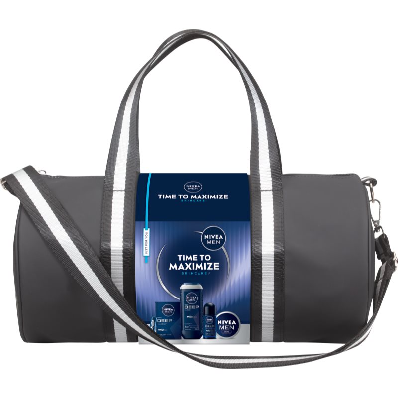 NIVEA MEN Time to Maximize Dāvanu komplekts sejai un ķermenim