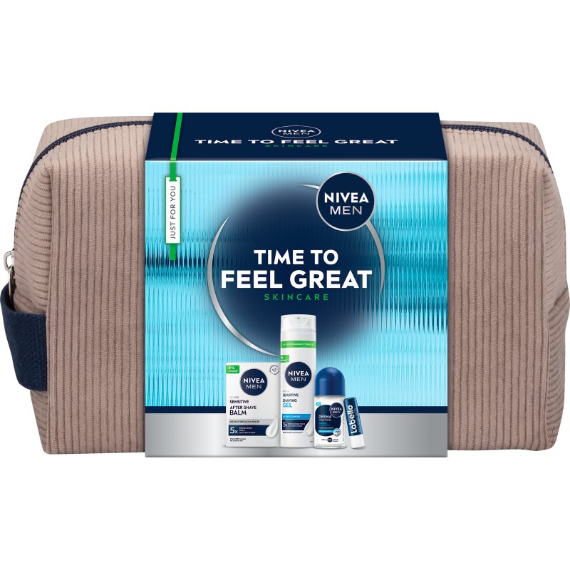 NIVEA MEN Time to Feel Great Geschenkset für empfindliche Haut