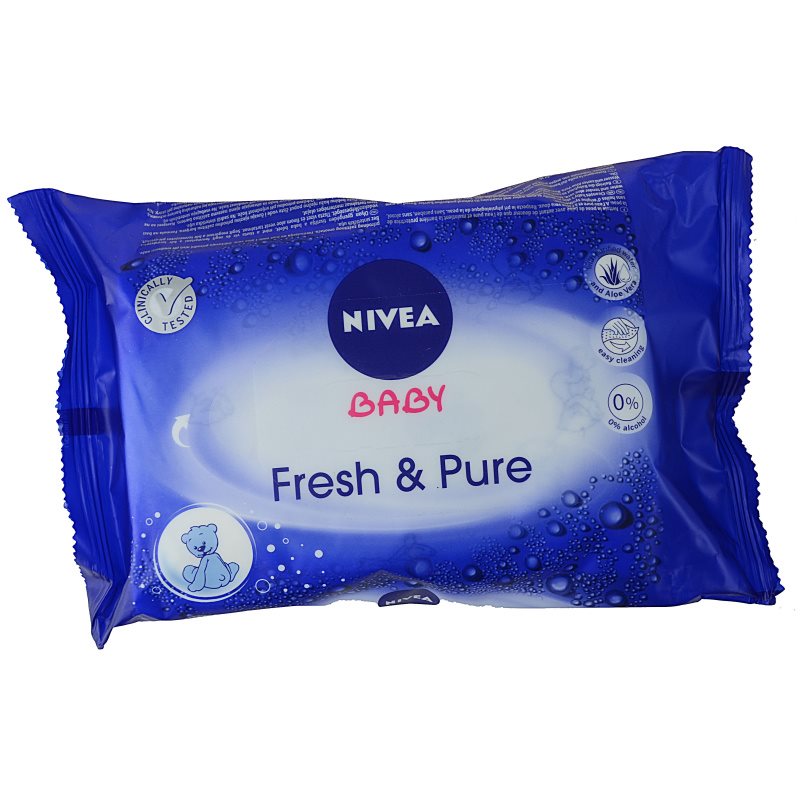 

Nivea Baby Fresh & Pure очищуючі серветки для дітей