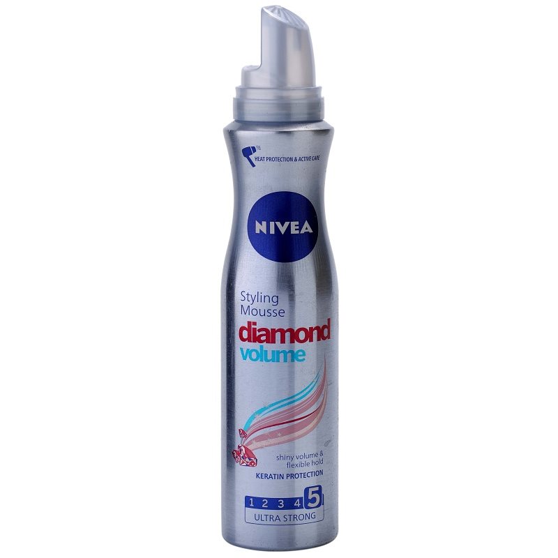 

Nivea Diamond Volume пінка для волосся для об'єму та блиску