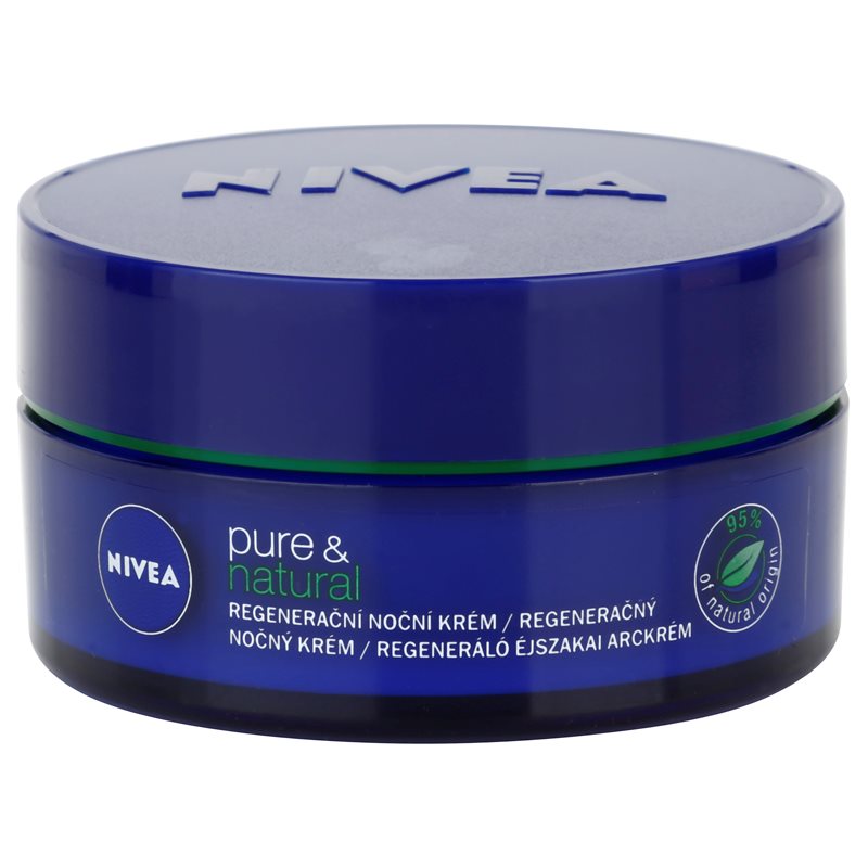 

Nivea Visage Pure & Natural відновлюючий нічний крем для всіх типів шкіри
