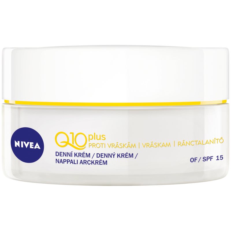

Nivea Visage Q10 Plus денний крем для нормальної та сухої шкіри SPF 15