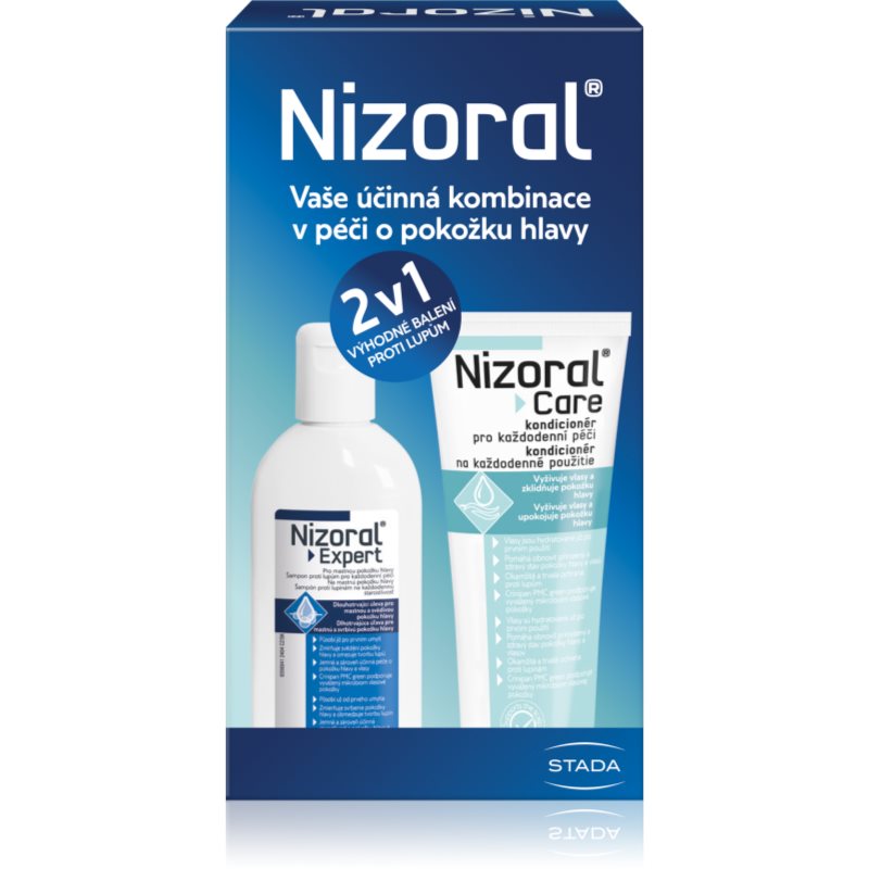 Nizoral Duo Pack shampoo ja hoitoaine päivittäiseen käyttöön
