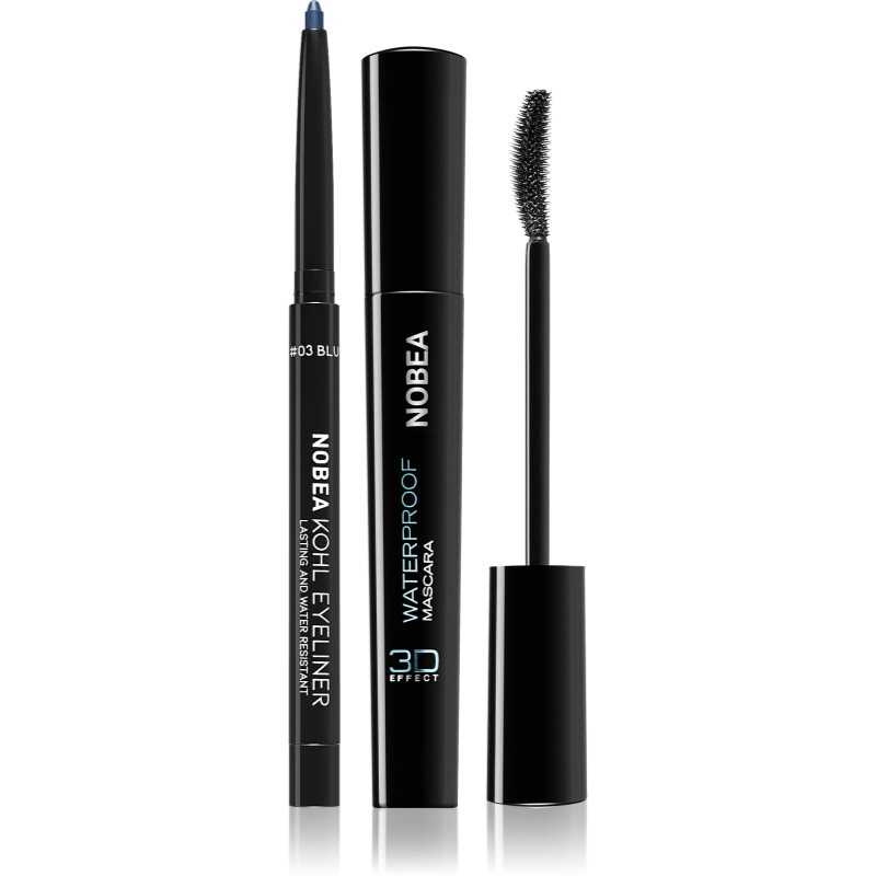 NOBEA Day-to-Day Automatic Eyeliner & 3D Effect Waterproof Mascara makeupkit 2 för Kvinnor female