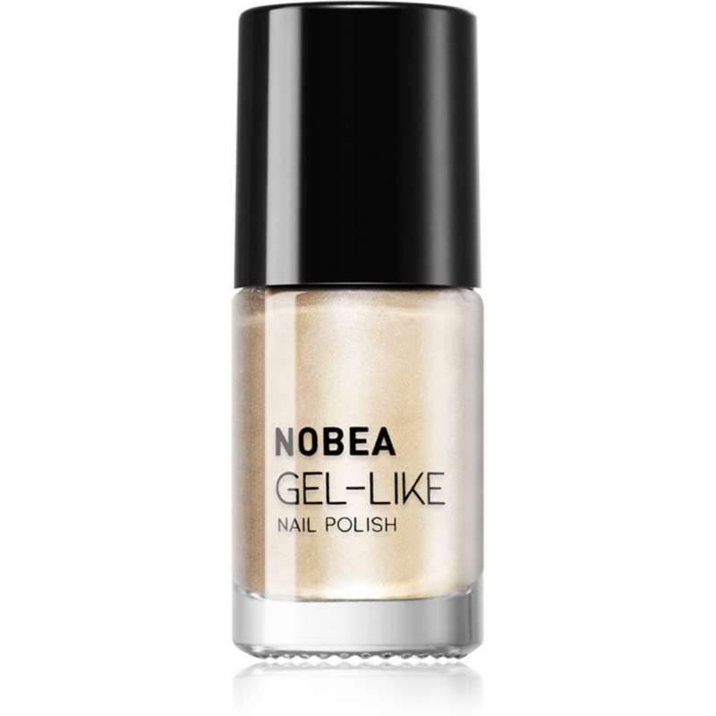 NOBEA Metal Gel-like Nail Polish lak na nechty s gélovým efektom odtieň frosting #N16 6 ml