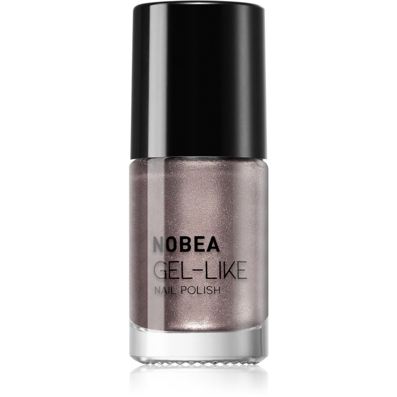 NOBEA Metal Gel-like Nail Polish lak na nechty s gélovým efektom odtieň chrome #N43 6 ml