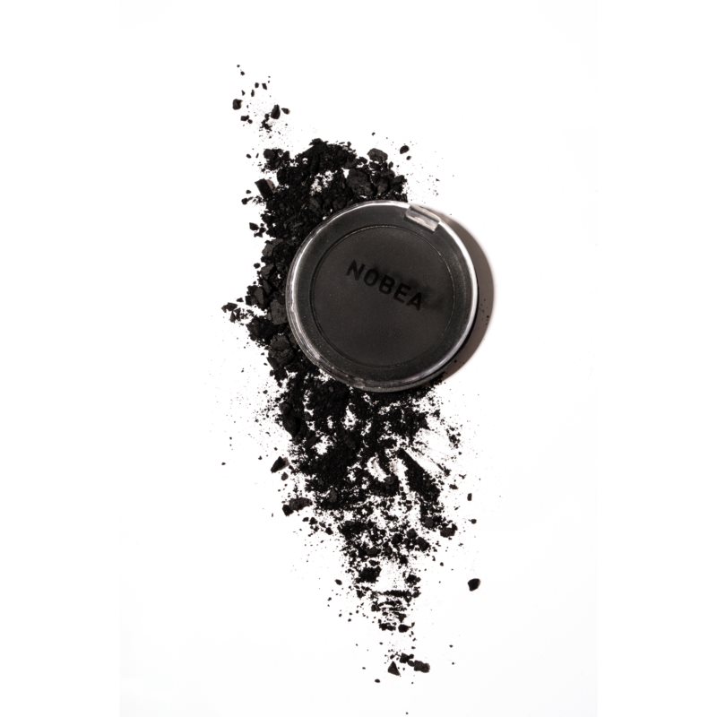 NOBEA Day-to-Day Mono Eyeshadow тіні для повік з блискітками відтінок Black Chant 3,5 гр