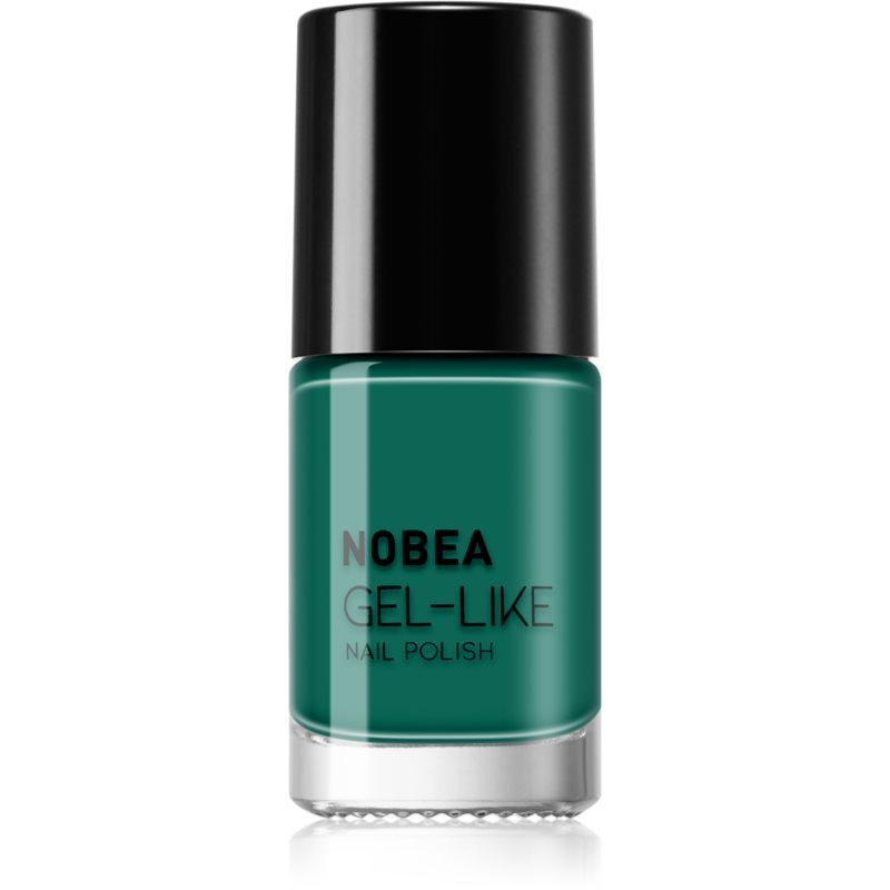 NOBEA Day-to-Day Gel-like Nail Polish lak na nechty s gélovým efektom odtieň #N65 Emerald green 6 ml