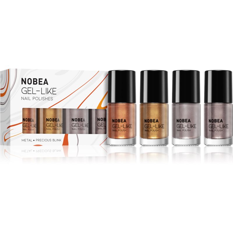 NOBEA Metal Precious Blink Set nail polish set
