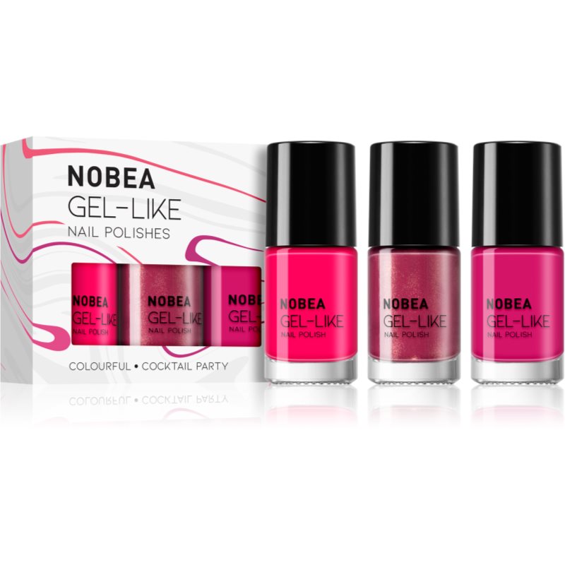 NOBEA Colourful Cocktail Party Set nail polish set Cocktail Party
