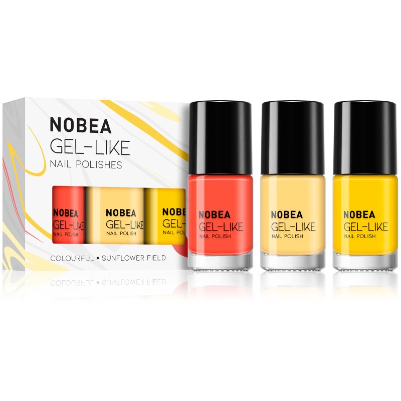 

NOBEA Colourful набір лаків для нігтів Sunflower Field