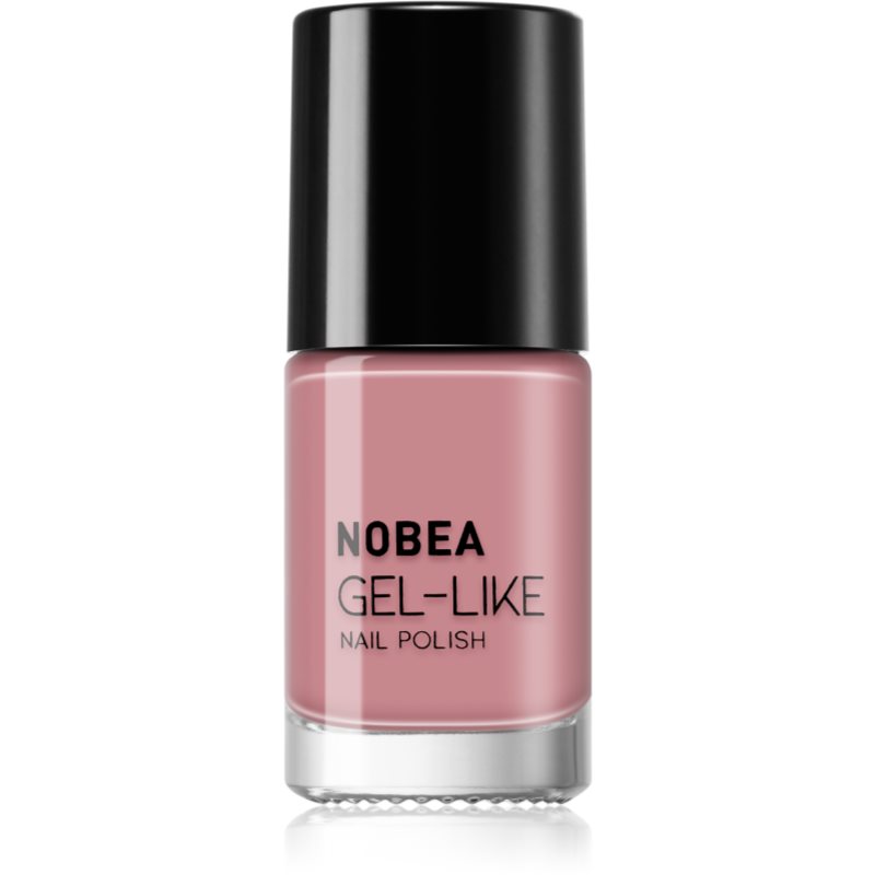 NOBEA Day-to-Day Gel-like Nail Polish lak na nechty s gélovým efektom odtieň Timid pink #N04 6 ml