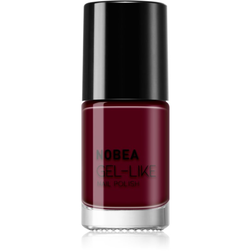 NOBEA Day-to-Day Gel-like Nail Polish лак для нігтів з гелевим ефектом відтінок Dark Cherry #N09 6 мл