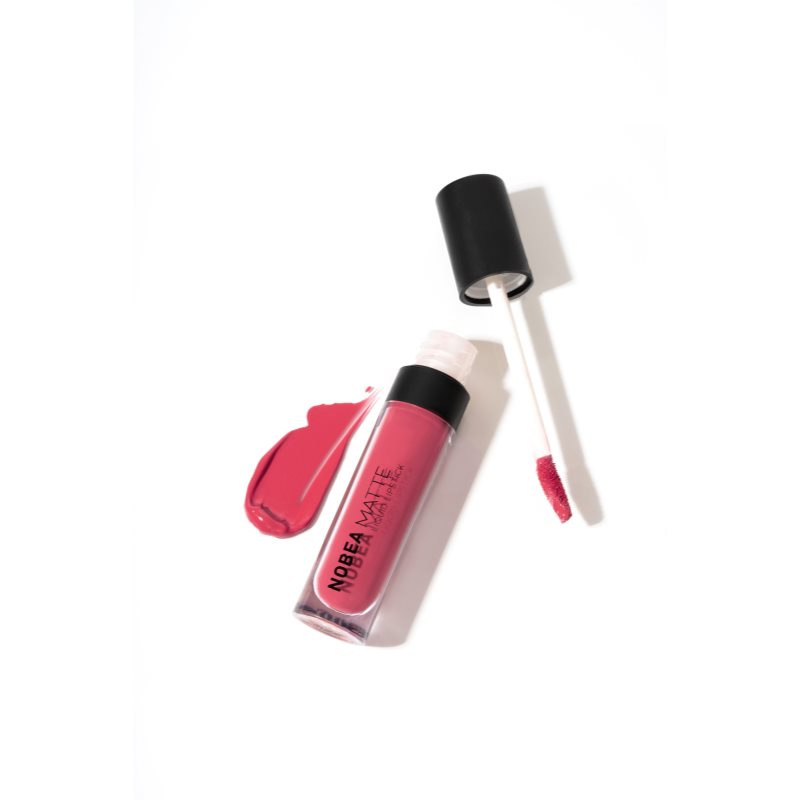NOBEA Day-to-Day Matte Liquid Lipstick матова помада - крем відтінок Magenta #M07 7 мл