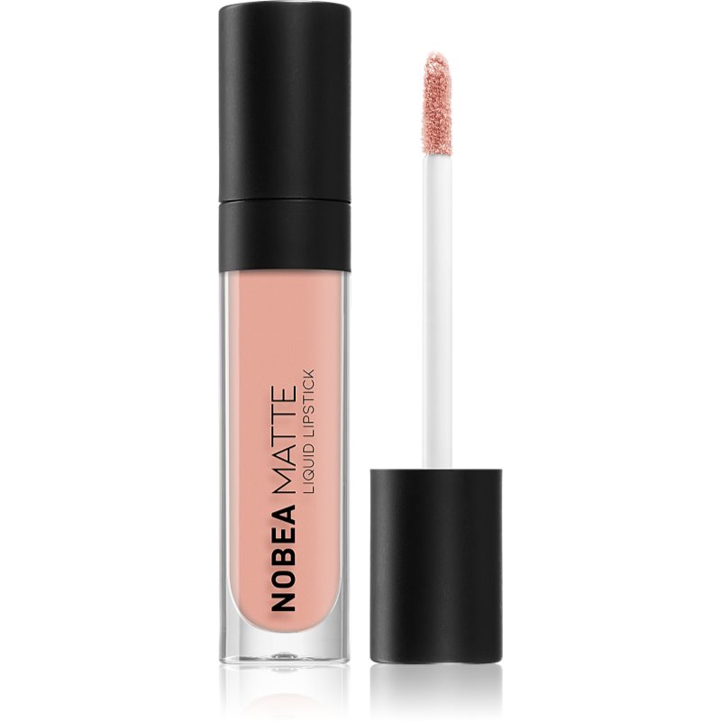 NOBEA Day-to-Day Matte Liquid Lipstick mattító folyékony rúzs árnyalat Cool Pink #M01 7 ml