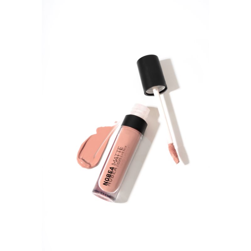 NOBEA Day-to-Day Matte Liquid Lipstick Liquid Matt Lipstick Shade Cool Pink #M01 7 Ml