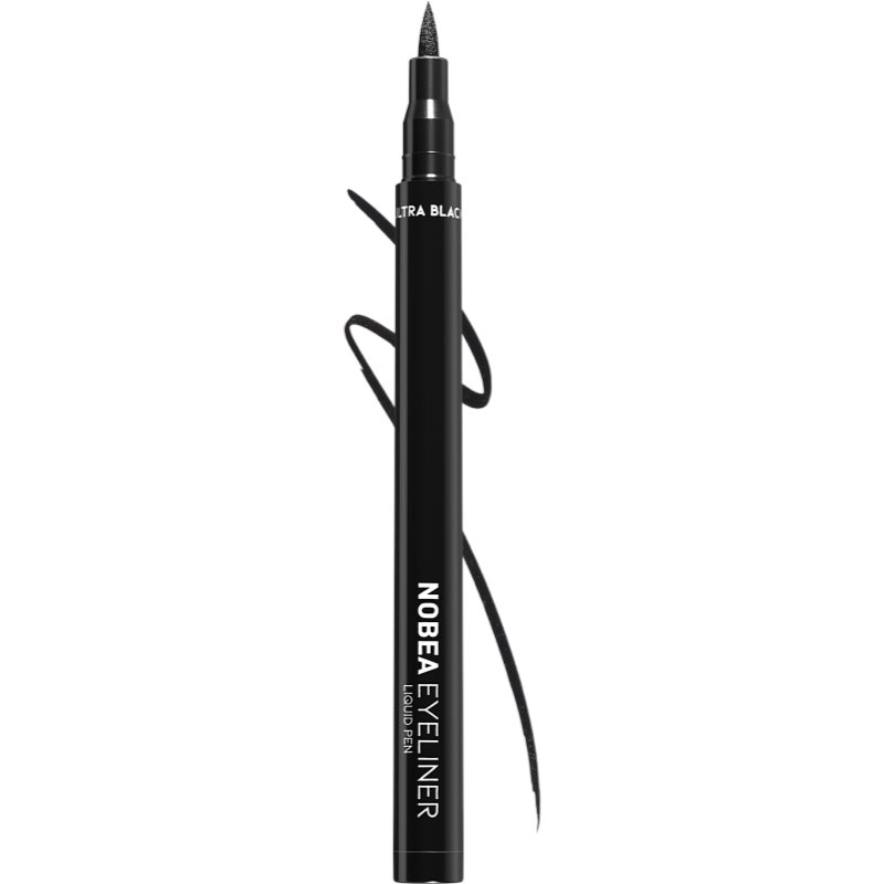 NOBEA Day-to-Day Liquid Pen Eyeliner Waterproof Eyeliner Pen Shade Ultra Black 1,2 Ml