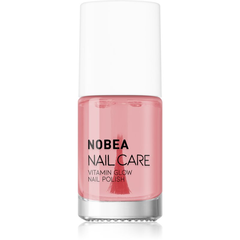 NOBEA Nail Care Vitamin Glow Nail Polish зміцнюючий лак для нігтів 6 мл