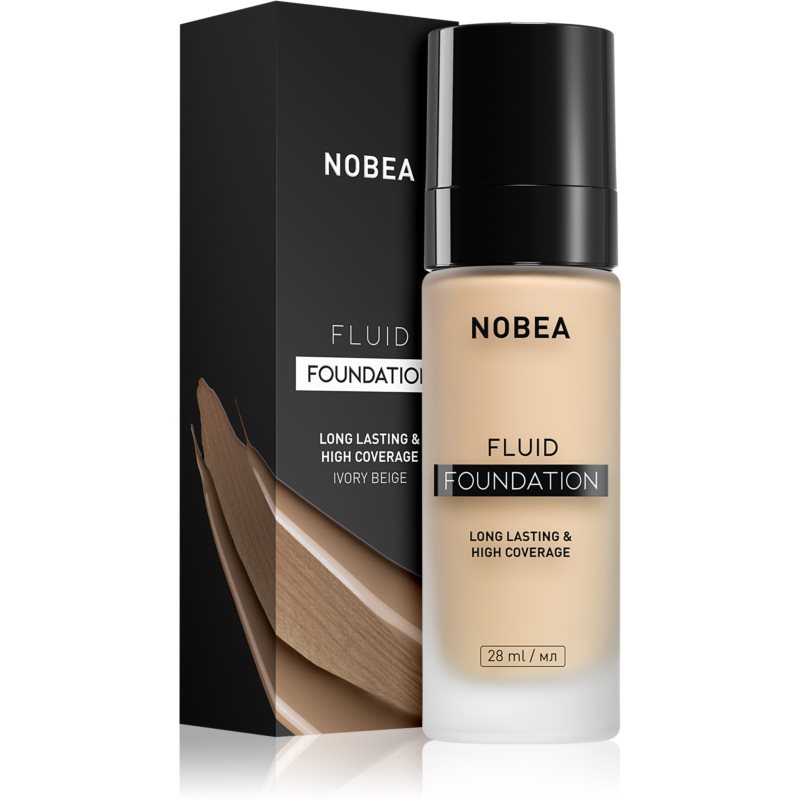 NOBEA Day-to-Day Fluid Foundation dlhotrvajúci make-up odtieň 02 Ivory beige 28 ml