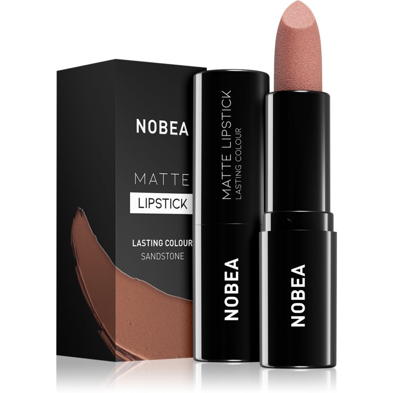 NOBEA Day-to-Day Matte Lipstick mattító rúzs árnyalat Sandstone #M20 3 g