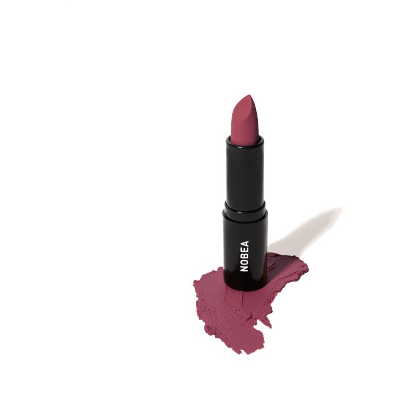 NOBEA Day-to-Day Matte Lipstick матуюча помада відтінок Plum Purple #M15 3 гр