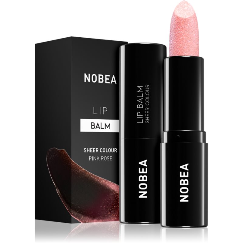 NOBEA Day-to-Day Lip Balm hydratačný balzam na pery odtieň Pink rose 3 g