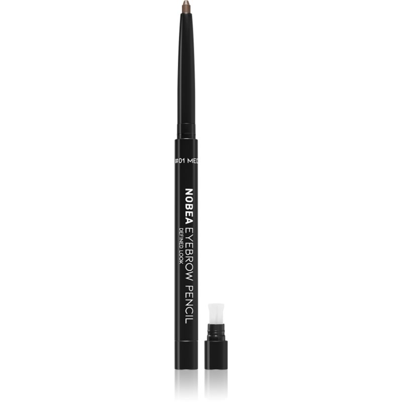 NOBEA Day-to-Day Eyebrow Pencil Automatic Brow Pencil 01 Medium Brown 0,3 G