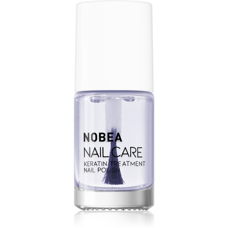 NOBEA Nail Care Keratin Treatment Nail Polish spevňujúci lak na nechty 6 ml