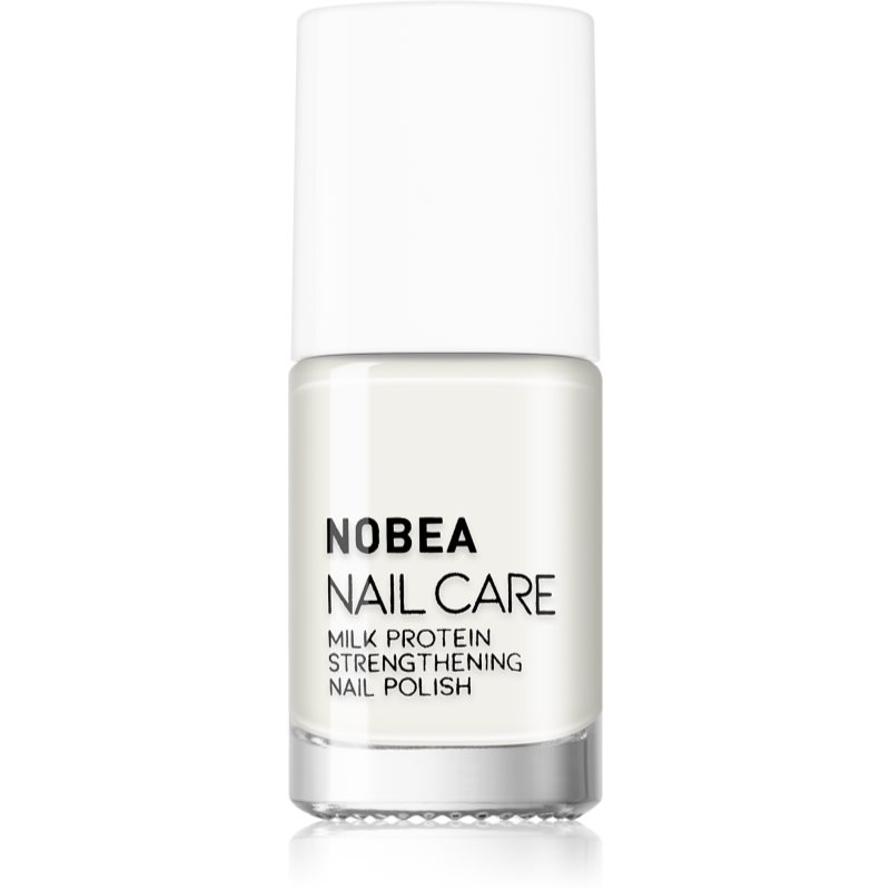 NOBEA Nail Care Milk Protein Strengthening Nail Polish відновлюючий лак для нігтів 6 мл