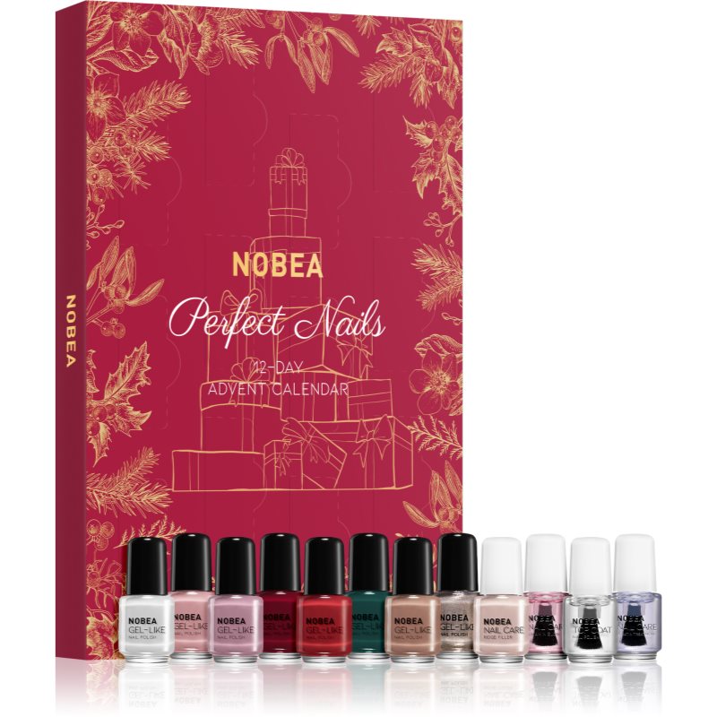 

NOBEA Festive Perfect Nails 12-day advent calendar новорічний календар (для нігтів)