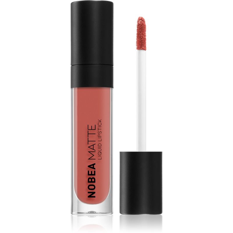 NOBEA Day-to-Day Matte Liquid Lipstick mattító folyékony rúzs árnyalat Rosewood #M03 7 ml