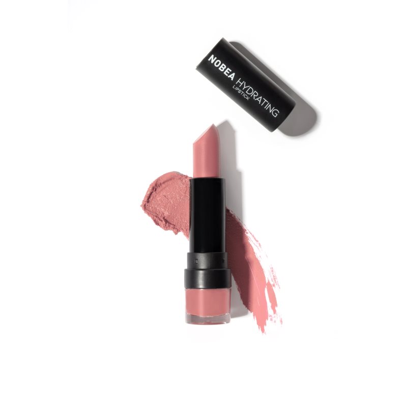 NOBEA Day-to-Day Hydrating Lipstick зволожуюча помада відтінок Baby Pink #L05 4,5 гр