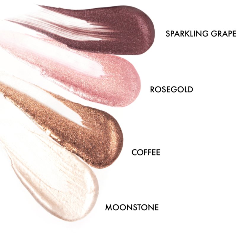 NOBEA Metal Liquid Eyeshadow tekuté očné tiene odtieň Moonstone #E03 4 ml (obrázok 4)
