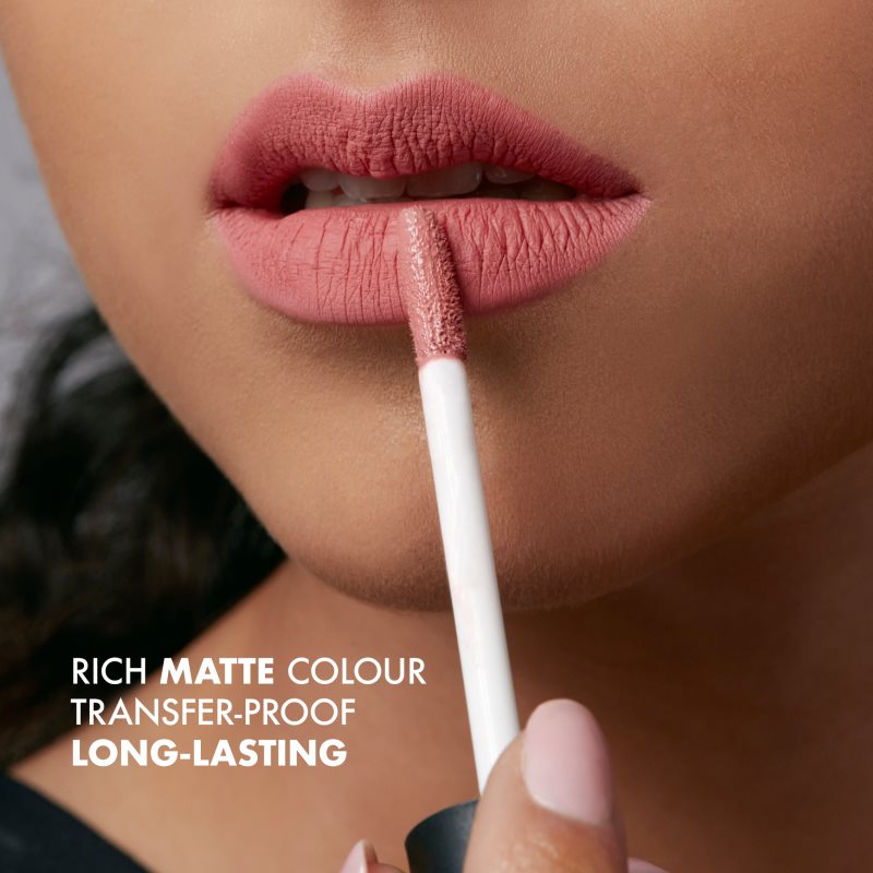 NOBEA Day-to-Day Matte Liquid Lipstick matný tekutý rúž odtieň Dusty Pink #M02 7 ml (obrázok 5)