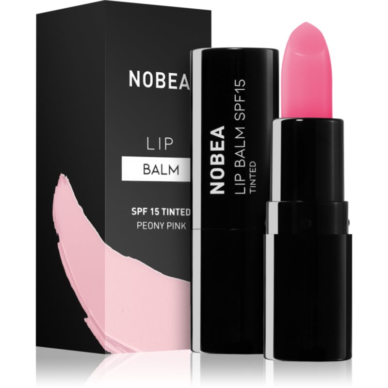 NOBEA Day-to-Day Lip Balm SPF 15 Tinted бальзам для губ SPF 15 #L03 Peony Pink 4 гр