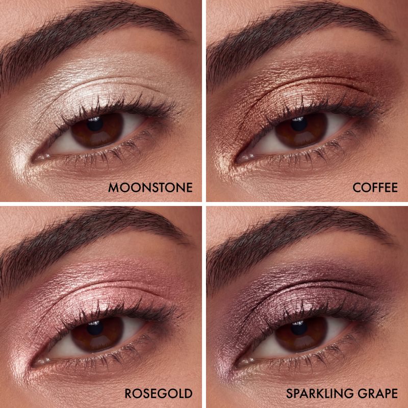 NOBEA Metal Liquid Eyeshadow tekuté očné tiene odtieň Rosegold #E02 4 ml (obrázok 5)