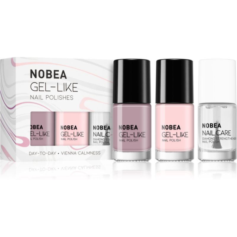 NOBEA Day-to-Day Vienna Calmness Set set lakova za nokte 3x6 ml